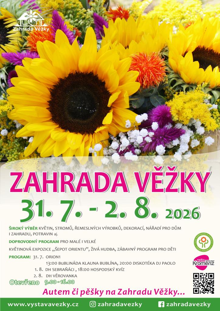 Zahrada Věžky 31.7-2.8.26