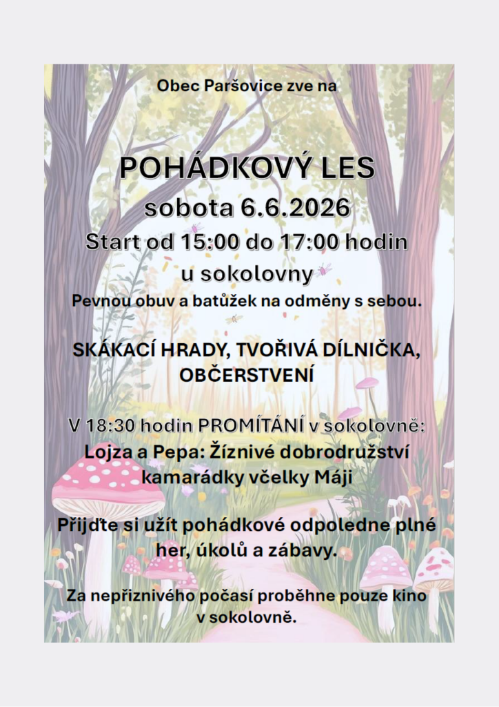 plakát pohádkový les