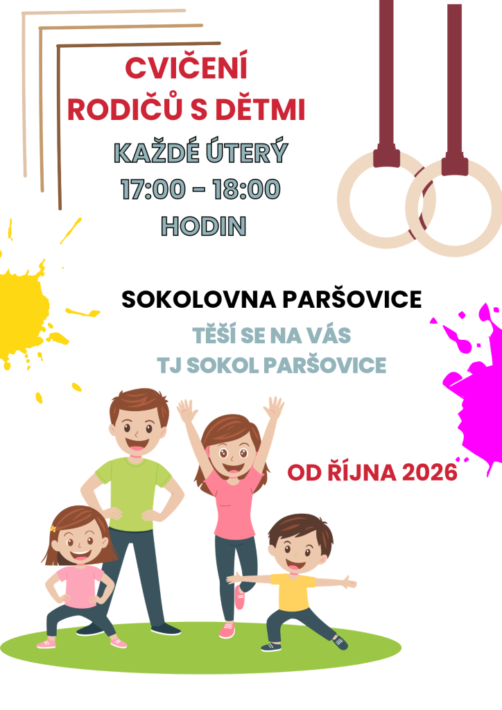 Cvičení rodiče s&nbsp;dětmi